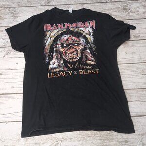 Iron Maiden Legacy of the Best Graphic T Shirt Size Large